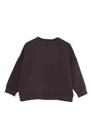 brown cotton sweatshirt DOUUOD KIDS | DX4P30Z2858321
